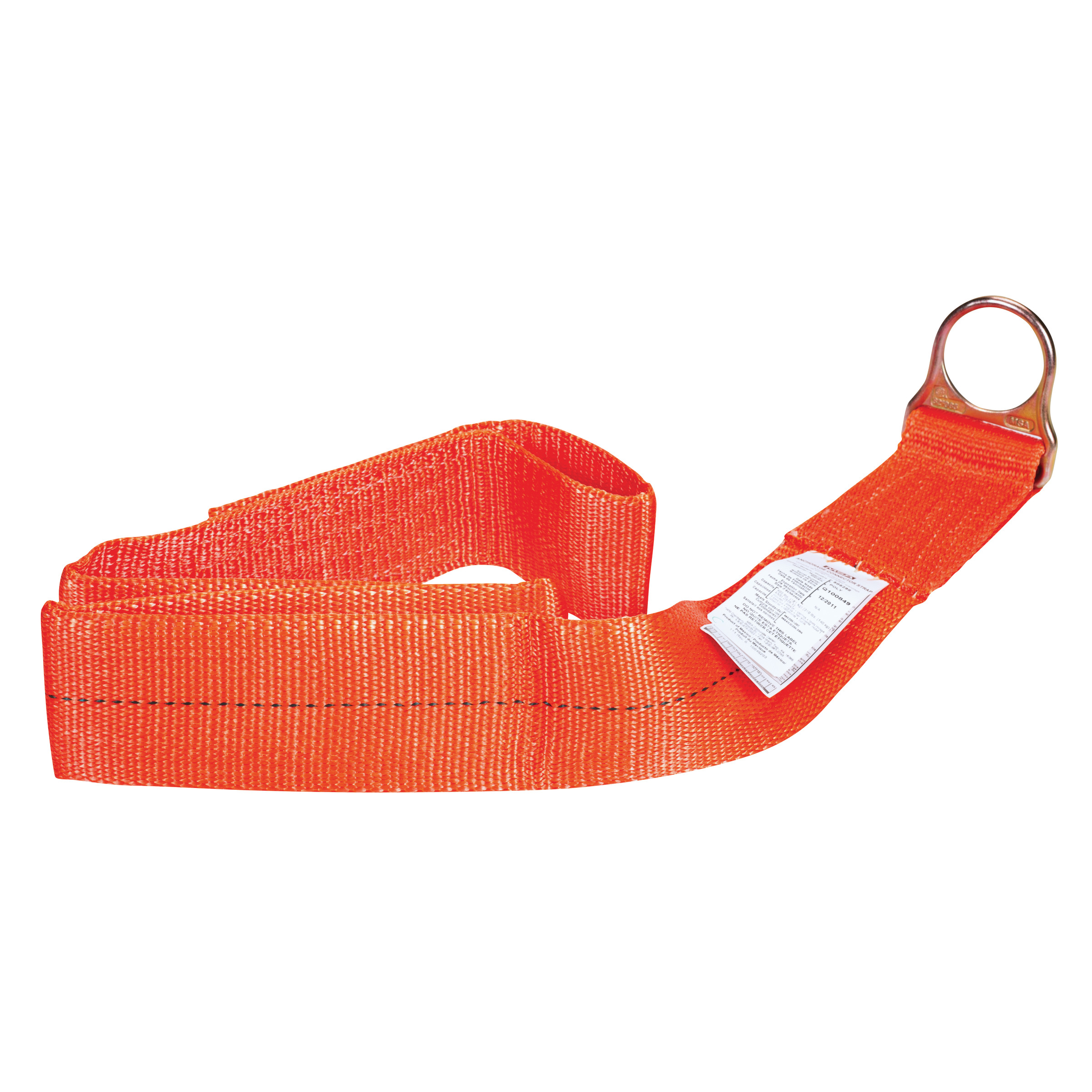 Anchorage Connector Strap, Orange Polyester, 5'